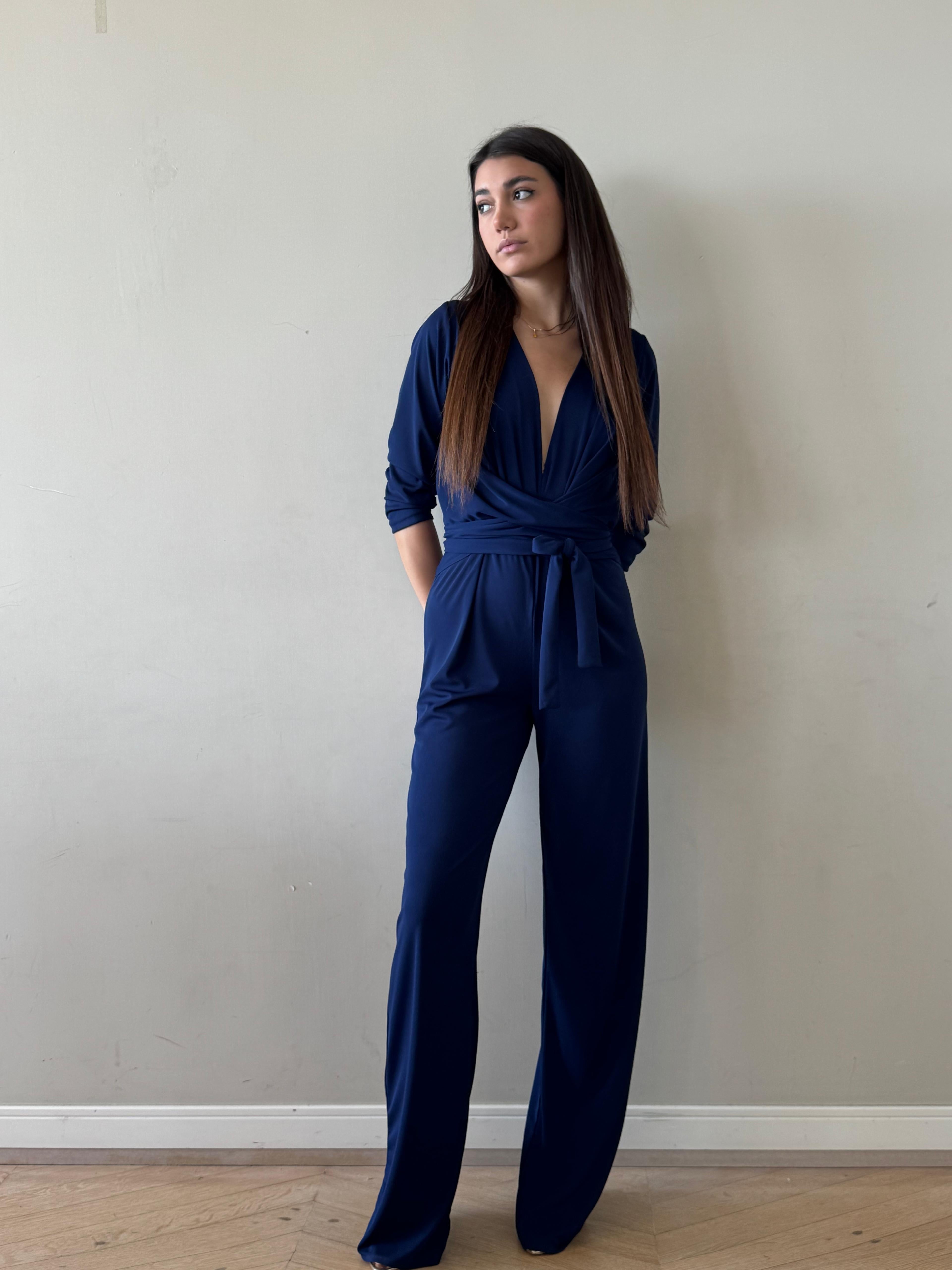 Helena Jumpsuit Bluette